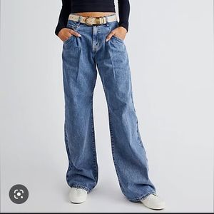 Free People Luca Super Slouch Trouser Jeans Size 27